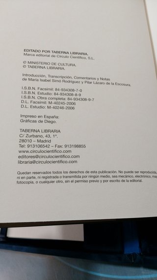 Facsímil “Cartas Autógrafas de Cristobal Colón en el Archivo General de Indias”