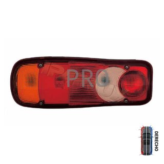 Piloto Trasero Sin Portalámparas Blanco Rojo Ambar - Derecho - Citroën CITROEN JUMPER (2014 en adelante)