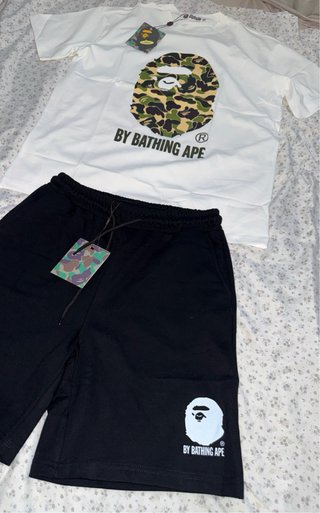 Conjunto BAPE (Camiseta + Pantalón corto) - Nuevo