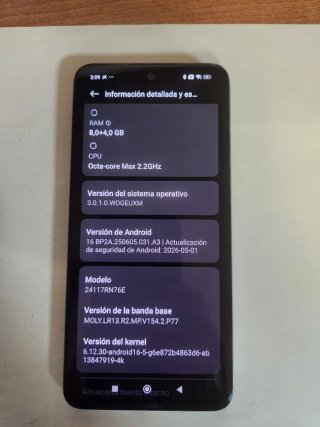 Xiaomi Redmi Note 14 256GB Violeta/Blanco