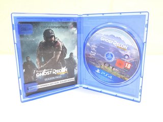 tom clancys ghost recon wildlands ps4