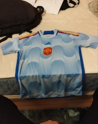 Camiseta Oficial España Azul Qatar 2022