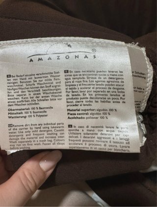 Mochila portabebés amazonas
