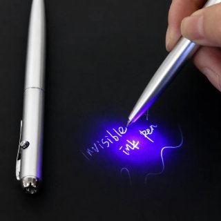 Bolígrafo Tinta Invisible UV