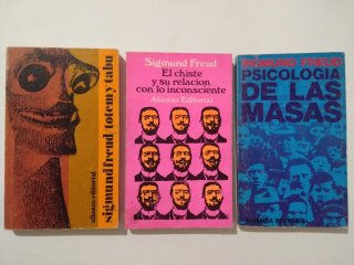 Lote 9 libros Sigmund Freud Alianza Editorial