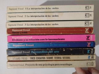 Lote 9 libros Sigmund Freud Alianza Editorial
