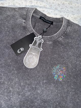 Camiseta Chrome Hearts Efecto Lavado