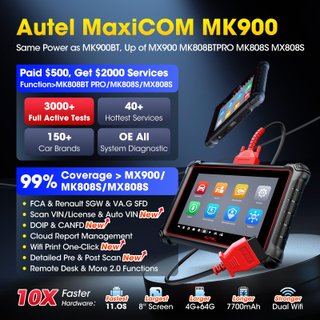 Autel MaxiCOM MK900 escáner diagnóstico coche