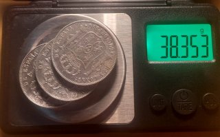 Lote 3 Monedas Plata 50 Centavos Filipinas
