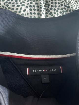 Jersey Tommy Hilfiger Negro Media Cremallera