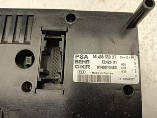 MANDO CLIMATIZADOR PEUGEOT 206 8HX 96430550XT