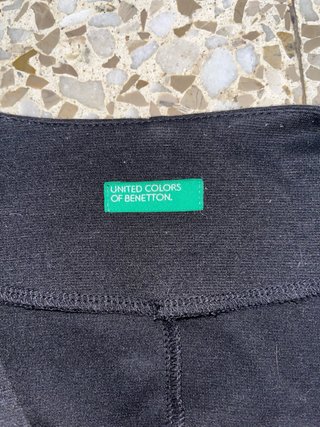 Gabardina Benetton Negra Talla 36
