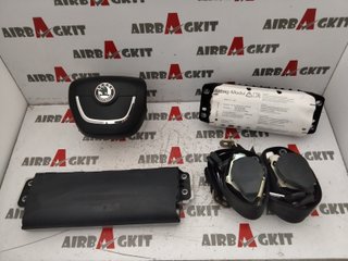 SKODA YETI 2009 - 2013 SIN SALPICADERO KIT AIRBAGS COMPLETO SKODA YETI 2009 -2010-2011-2012-2013