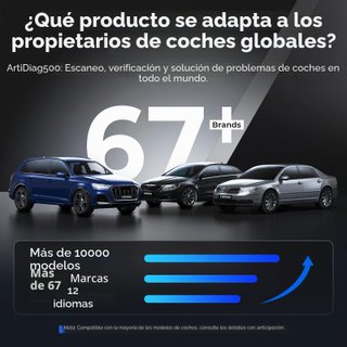 TOPDON ArtiDiag500 escáner OBD2 4 sistemas 6