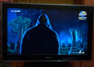 Televisión Samsung 32 pulgadas Negra y Azul
