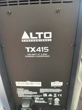 Alto Professional TX415 Altavoz Activo
