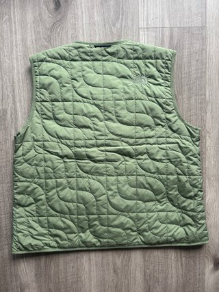 The North Face chaleco verde puffer outdoor y2k