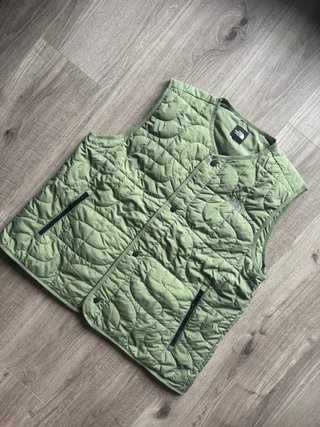 The North Face chaleco verde puffer outdoor y2k