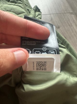 The North Face chaleco verde puffer outdoor y2k