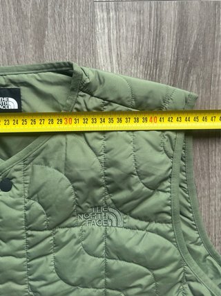 The North Face chaleco verde puffer outdoor y2k