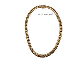 cadena oro 18k con circonita 60cm