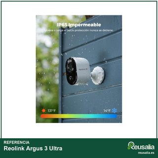 Reolink Argus 3 Ultra 4K cámara vigilancia