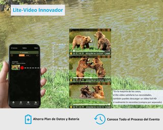 GardePro X50 cámara caza 4G 32MP 1296p