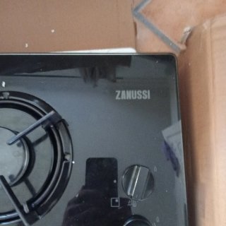 Placa a gás Zanussi ZGO62414BA vidro preto