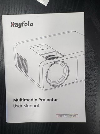 Proyector Rayfoto Negro Compacto