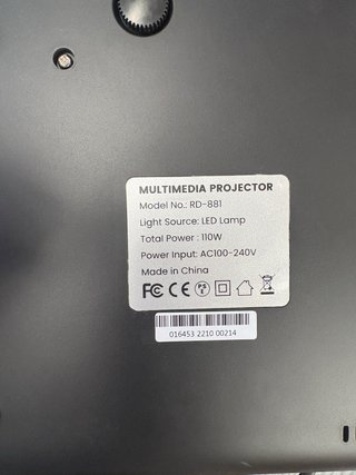 Proyector Rayfoto Negro Compacto