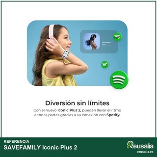 SaveFamily Iconic Plus 2 reloj GPS niño SIM