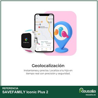 SaveFamily Iconic Plus 2 reloj GPS niño SIM