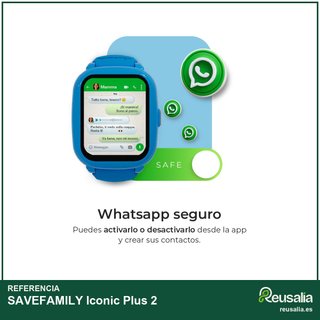 SaveFamily Iconic Plus 2 reloj GPS niño SIM