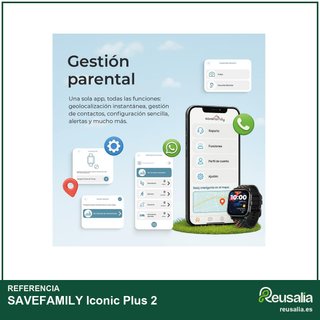 SaveFamily Iconic Plus 2 reloj GPS niño SIM