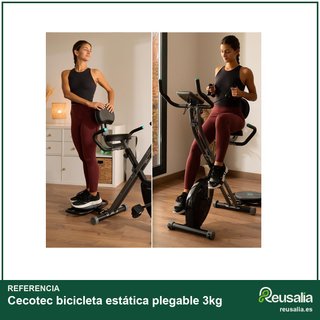 Cecotec bicicleta estática plegable 3kg
