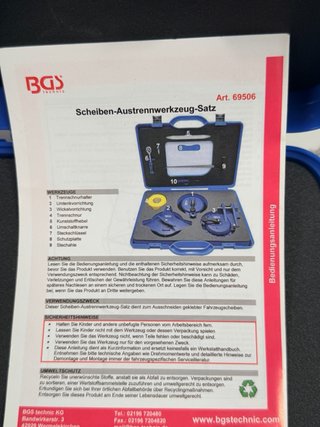 BGS 69506 Extractor Parabrisas