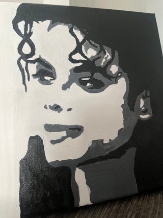 Cuadro Michael Jackson B&N