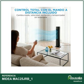 MIDEA climatizador evaporativo 3 en 1 5L mando
