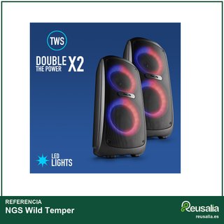NGS Wild Temper altavoz portátil 200W bluetooth