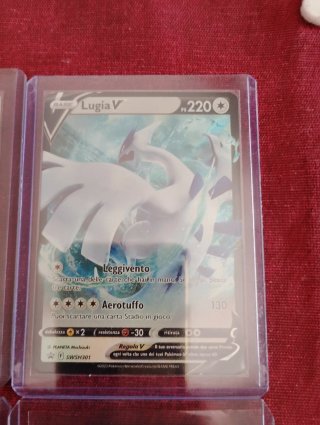 Lotto 5 Carte Pokémon Lugia