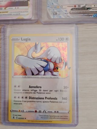 Lotto 5 Carte Pokémon Lugia