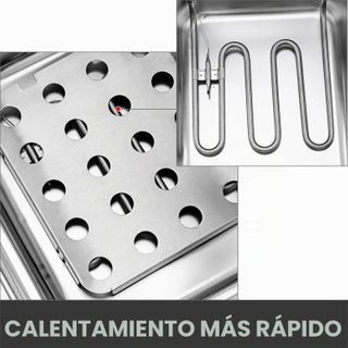 VEVOR Freidora eléctrica doble cuba 12L