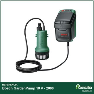Bosch GardenPump bomba agua sumergible batería