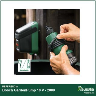 Bosch GardenPump bomba agua sumergible batería