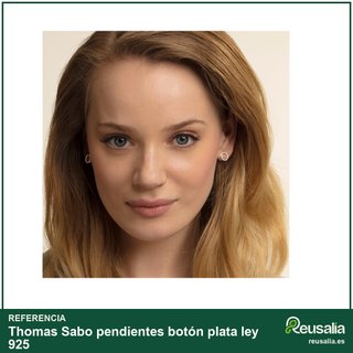 Thomas Sabo pendientes botón plata ley 925
