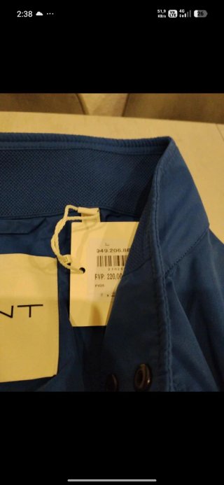 Chaqueta azul
