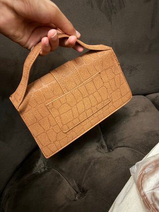 Borsa Jacquemus effetto coccodrillo