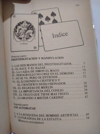 Libro Por Arte de Magia 1982 Juan Tamariz. Magia