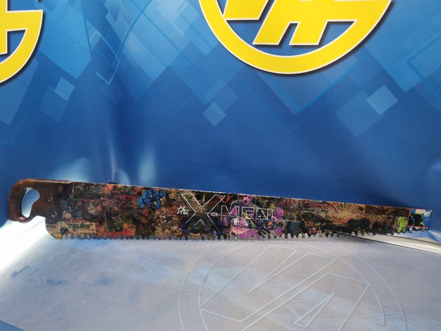 SIERRA DECORATIVA, DISEÑO, coleccionismo, ARTE,  X-MEN, 117 cm.