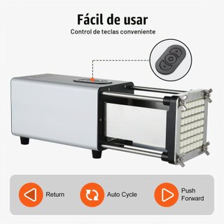 VEVOR cortadora eléctrica patatas acero inoxidable